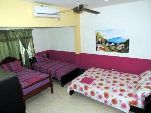 Postel nebo postele na pokoji v ubytování Hotel Turispanish