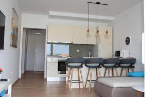 Kuchyň nebo kuchyňský kout v ubytování Apartment Skadenca