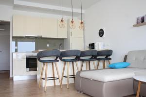Kuchyň nebo kuchyňský kout v ubytování Apartment Skadenca