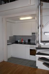 Kuchyň nebo kuchyňský kout v ubytování Luxury Apartments Justingerweg Bern