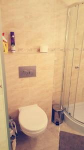 Ένα μπάνιο στο Apartament Sova