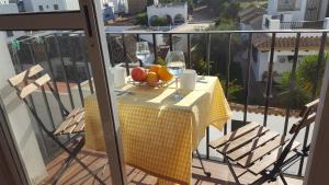 Balkón alebo terasa v ubytovaní Apartamentos Saturnos