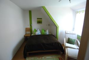 Voodi või voodid majutusasutuse Ferienwohnungen Martensstrasse toas
