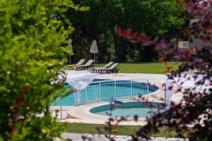 Bazén v ubytování Alkion Hotel nebo v jeho okolí