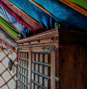 Gallery image of Star Gazing Luxury Yurt with RIVER VIEWS, off grid eco living in Vale do Barco