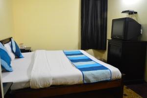 Postel nebo postele na pokoji v ubytování Hotel Amer View