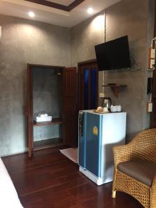 TV a/nebo společenská místnost v ubytování Ruenpruksa Resort + 17 fotografií