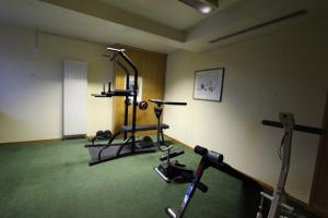 Fitness centrum a/nebo fitness zařízení v ubytování Les Frênes