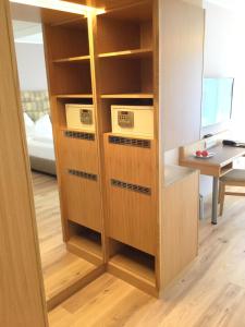 Η κουζίνα ή μικρή κουζίνα στο Hotel am Marktplatz - Landgasthof Wratschko - Gamlitz
