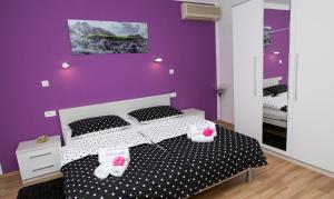 Posteľ alebo postele v izbe v ubytovaní Apartment Sabioncello