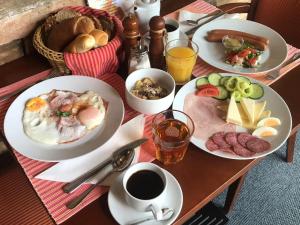 Možnosti raňajok pre hostí v ubytovaní Vila Grand
