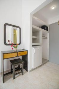 Kuchyň nebo kuchyňský kout v ubytování Hotel Delfini