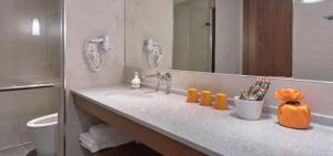 Bilik mandi di Orange Hotel - Wenhua, Chiayi