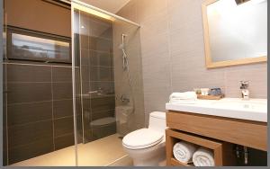 Ванна кімната в Lovely Pond Hostel