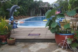 Bazén v ubytování Sengahloune Resort nebo v jeho okolí