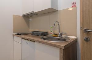 Kuchyň nebo kuchyňský kout v ubytování Villa Marija