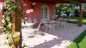 A garden outside "encantea" lovely country house