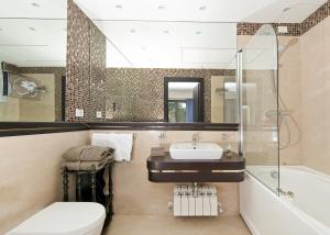 Koupelna v ubytování Hotel St.Mauritius