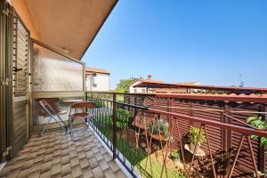 Balkón nebo terasa v ubytování Apartment Erika