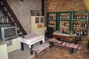 Posezení v ubytování Guest House Stara Baranja