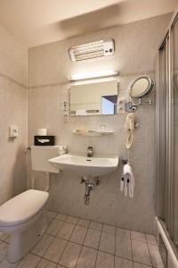 Koupelna v ubytování Hotel Garni Bodensee