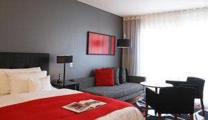 Postel nebo postele na pokoji v ubytování Fierro Hotel Buenos Aires