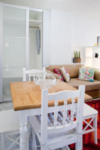A seating area at Apartamento en Santa Cruz