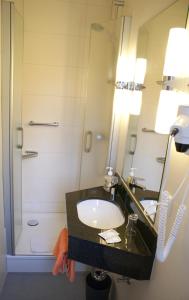 Koupelna v ubytování Hotel Stadt Soest