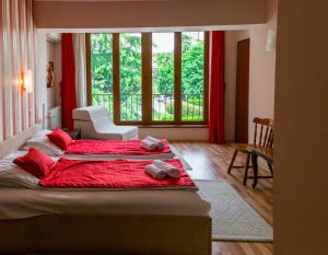 Posteľ alebo postele v izbe v ubytovaní Hotel Pine