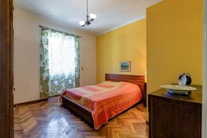 Postel nebo postele na pokoji v ubytování Beach Apartment Lana