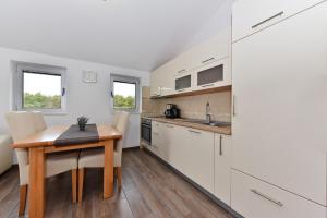 Kuchyň nebo kuchyňský kout v ubytování Apartmani Iva