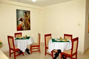 En restaurang eller annat matställe på Hotel Meflo Chachapoyas