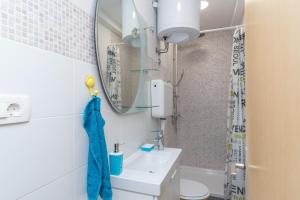 Koupelna v ubytování Apartments Radica