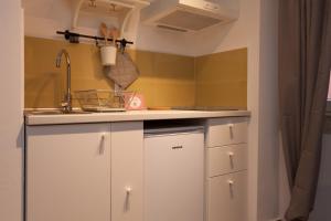 Dapur atau dapur kecil di Apartments and Rooms Hey Rovinj