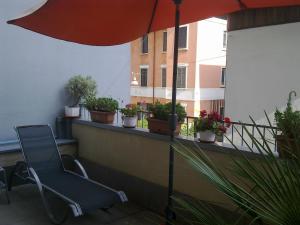 Balkón nebo terasa v ubytování Hotel Susa