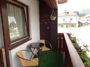 Balkon lub taras w obiekcie Ferienwohnung Hohengaßner