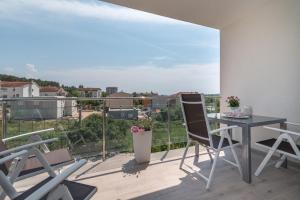 Balkón nebo terasa v ubytování Apartments Radica