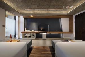 TV a/nebo společenská místnost v ubytování Laurel Villa B&B