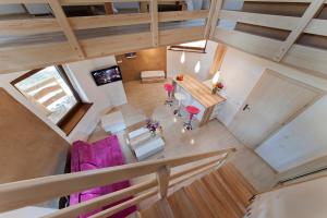 Кровать или кровати в номере Gliniana Wioska