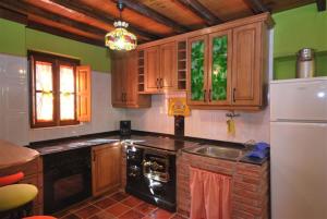 Dapur atau dapur kecil di Casa Rural Alborada