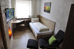 TV a/nebo společenská místnost v ubytování Bergfrieden Leutasch/Seefeld