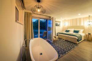 Ein Badezimmer in der Unterkunft Schwimmende Suiten Usedom