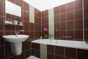 Koupelna v ubytování Hotel Zámeček
