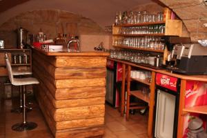 Lounge alebo bar v ubytovaní Penzion u Marešů