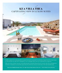 katalog willi z basenem w obiekcie Villa Thea w mieście Vourkari