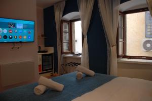 Posteľ alebo postele v izbe v ubytovaní Old Town Inn