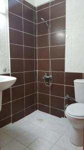 Koupelna v ubytování Hotel Berlin