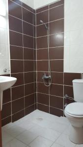Koupelna v ubytování Hotel Berlin