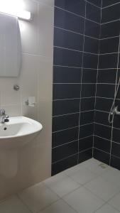 Koupelna v ubytování Hotel Berlin