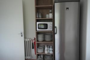 Dapur atau dapur kecil di Eidavellir Apartments and Rooms